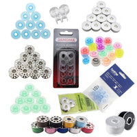 Sewing Machine Bobbin Set for Home and Industrial Use - Bee and Butterfly Foot Pedal Universal Bobbins