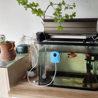 Solar/USB Rechargeable Aquarium Air Pump for Outdoor Fishing and Ponds
