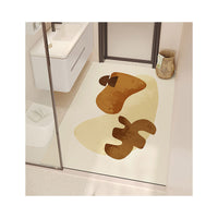 Diatomaceous Earth Absorbent Bathroom Mat Quick Dry Non-Slip Cuttable Floor Mat