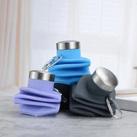 Collapsible Silicone Water Bottle for Outdoor Sports and Travel
