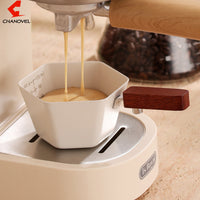 304 Stainless Steel Espresso Shot Glass with Scale, Hexagonal Extraction Cup for Coffee