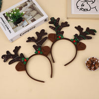 Christmas Reindeer Antler Headband with Bells for Festive Occasions