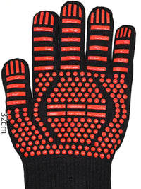 Heat Resistant Silicone Oven Mitts for Kitchen Baking Grilling