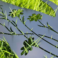 Metal Dog Silhouette Garden Stake for Outdoor Lawn Decor