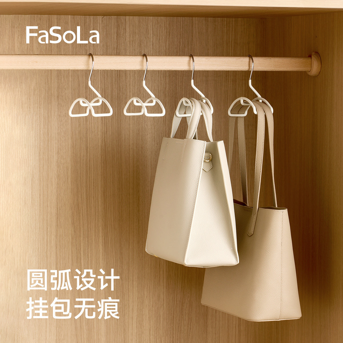 Multi-functional Closet Organizer Hanger for Bags, Ties, Scarves, and Hats