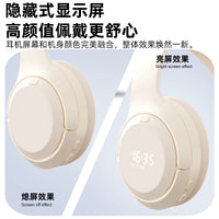 FM Radio Headset for English Listening Exams with Time/Battery Display, Built-in Microphone