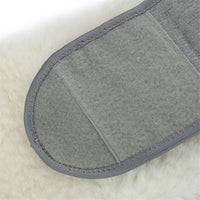 Wool Blend Lumbar Support Belt for Warmth and Abdominal Protection