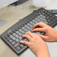 DURGOD DS-9827 Wired Keyboard for Laptops, Industrial PCs, and Business Offices