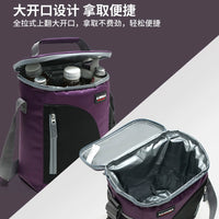 8L Thickened Insulated Lunch Bag Outdoor Food Cooler Leakproof Ice Pack for Drinks