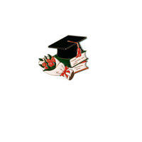 Graduation Season Doctor Hat Metal Brooch Pin Badge 2025 Bachelor Creative Cap Alloy Commemorative Decoration