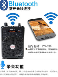 Wireless Portable Bluetooth Amplifier Speaker for Erhu, Flute, Hulusi, Saxophone, Harmonica