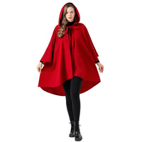 Renaissance Hooded Cloak Medieval Costume for Halloween Cosplay