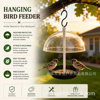 Outdoor Hanging Half-Sphere Bird Feeder for Garden & Patio Decoration