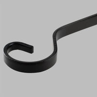 Heavy Duty Wall Mount Hook for Lanterns, Planters, Bird Feeders - Black/White