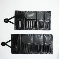 Portable Waterproof Makeup Brush Roll Bag for Eyeliner Eyebrow Pencil Storage