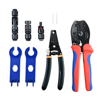 Solar MC4 Crimping Tool Kit with Wrench and Connectors for PV Cables