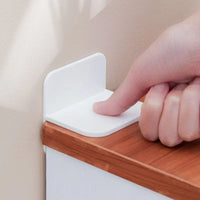Self-Adhesive Furniture Anti-Tip Kit for Child Safety - No-Drill Cabinet, Shoe Rack, Wardrobe, Bookshelf Fixings