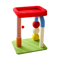Meow Wonderland Multi-functional Cat Tree with Sisal Scratching Post and Plush Condo