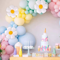 Macaron Daisy Balloon Arch Kit for Birthday Party Decorations