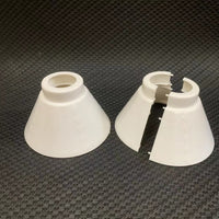 E27 Screw-in Pendant Lamp Holder Extension Cable with Plastic Lampshade