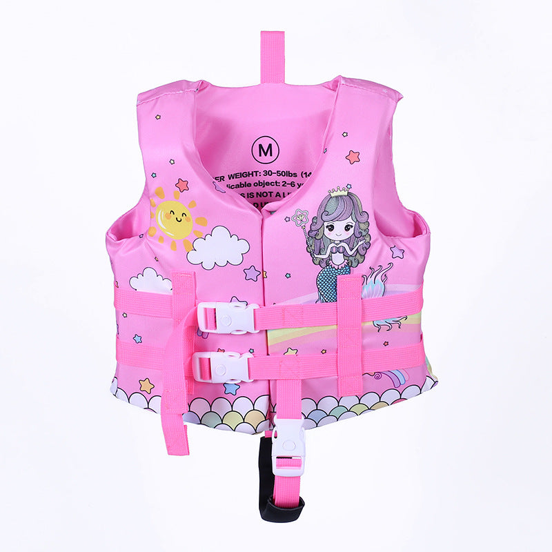 Kids' Cartoon Buoyancy Life Vest for Swimming and Water Play