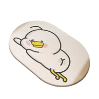 Cartoon Diatomaceous Earth Bath Mat Super Absorbent Quick Dry Thickened Non-Slip Floor Mat for Bathroom Entrance Toilet