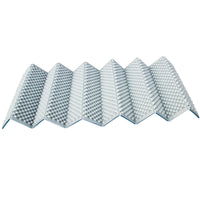 Double-Groove Folding Moisture-Proof Camping Mat for Outdoor Indoor Use, Thickened Aluminum Film Nap Yoga Mat