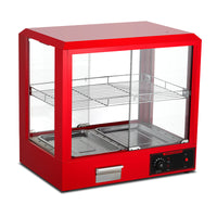 Commercial Food Warmer Display Cabinet for Tarts, Chestnuts, Bread, and Beverages
