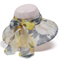 Women's Wide Brim Sun Hat UV Protection Outdoor Fashionable Summer Visor