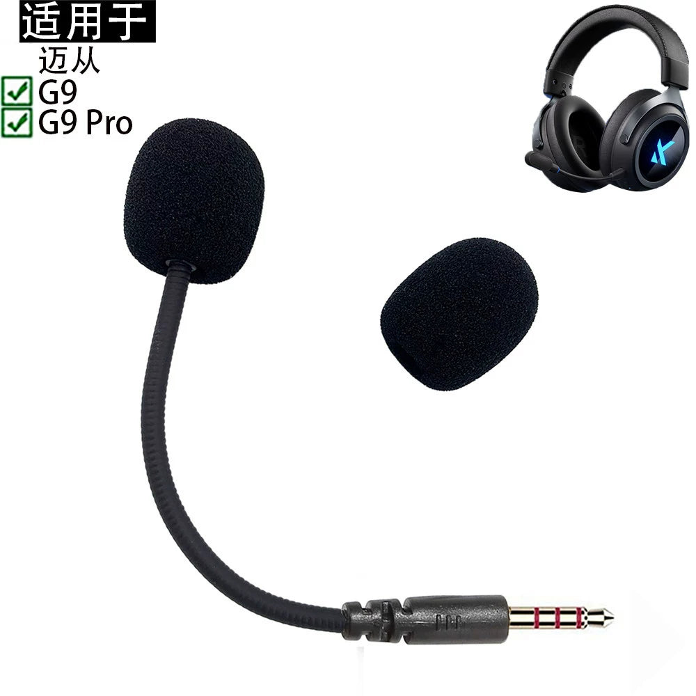 Replacement Accessories for Mchose Micson G9 Pro Gaming Headset - Microphone, Earpads, USB-C Cables