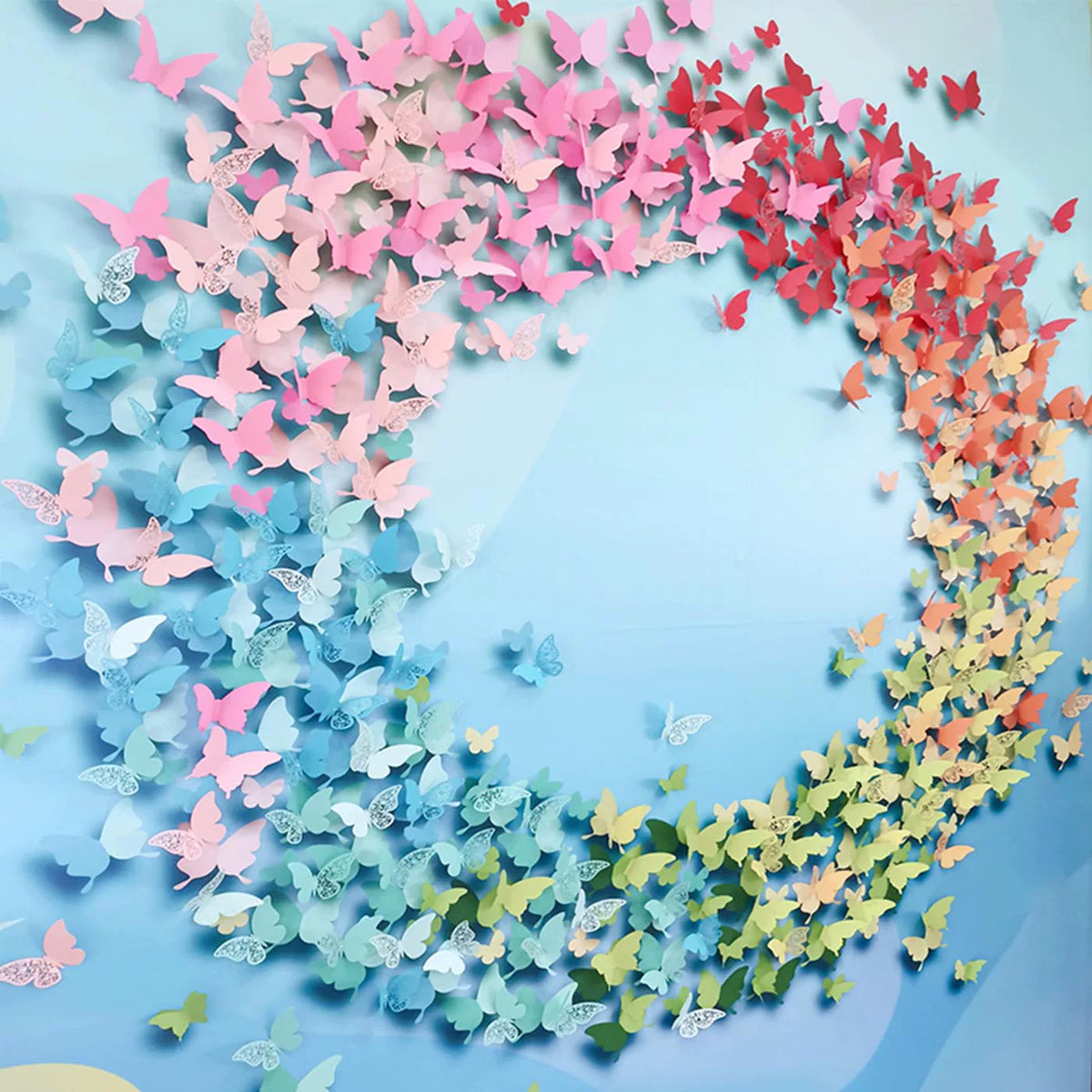 3D Butterfly Wall Decals for Room Decor and Classroom Decoration