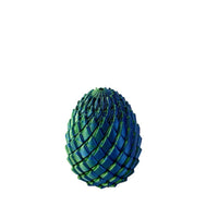 3D Printed Articulated Dragon Egg Fidget Toy
