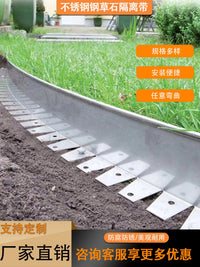 Stainless Steel Garden Landscape Edging Strip for Lawn and Flower Beds