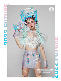 Butterfly Theme Gogo Dance Costume for Stage Performance & Party