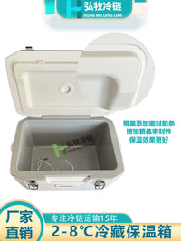 Portable 2-8°C Cooler Box for Outdoor Fishing, Vaccine, and Medicine Transport