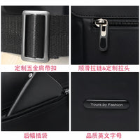 Men's Waterproof Oxford Cloth Crossbody Bag Casual Shoulder Messenger Bag for Travel Business
