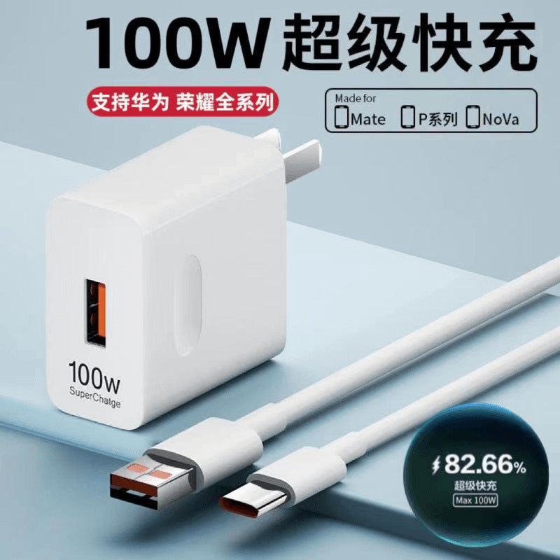 WoZhi 100W Super Fast Charger for Huawei Nova 9 Pro Honor 90 Magic 4 Pro
