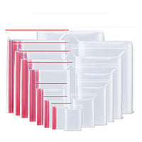 Self-Sealing PE Storage Bags for Perler Beads, Thick Transparent Resealable Dustproof Bags
