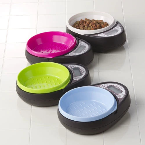 Lusmo Smart Pet Food Scale Bowl for Dogs and Cats - Weight Management Feeder