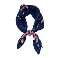 70cm Pleated Square Scarf for Men and Women, Necktie and Decorative Accessory for All Seasons