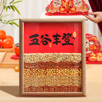 Grain Harvest Photo Frame Tabletop Ornament for New Home Decor and Housewarming Gifts