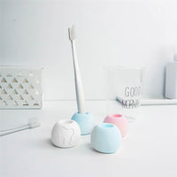 Diatomaceous Earth Toothbrush Holder Base - Absorbent, Quick Dry, Anti-Mold