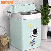 Washing Machine Cover Top Load Waterproof Dustproof Sunscreen Thick Oxford Fabric