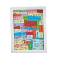 DIY 100 Reasons Why I Love You Photo Frame Kit - Creative Message Board Gift for Friends & Birthdays