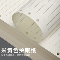 Loose Leaf Notebook Refills A5/B5, 6/9/20/26-Hole Lined Paper for Spiral Notebooks, Student Office Meeting Notepads