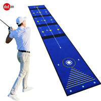 Indoor Outdoor Golf Putting Practice Mat Crystal Velvet Training Aid Game Carpet