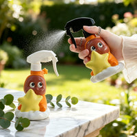 Cartoon Star Man Press-Type Mini Spray Bottle for Gardening and Disinfection