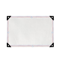 White Sun Shade Netting for Patio and Garden, Thickened UV Protection Shade Cloth with Reinforced Edges