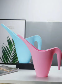 Long Spout Watering Can for Indoor & Outdoor Plants, 1.8L Plastic Garden Watering Pot
