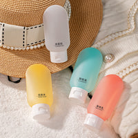 Portable Travel Bottle Set for Shampoo, Lotion, and Toiletries with Storage Bag